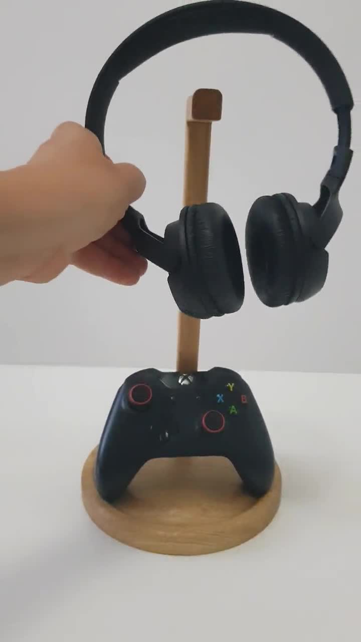 Manette Xbox/PS en bois et support de casque -  France