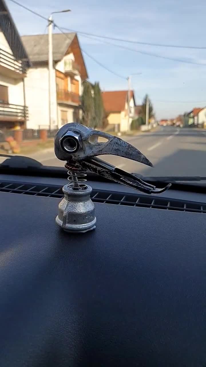 マッドマックスにインスパイアされたヌクス鳥のボブルヘッド、手作り