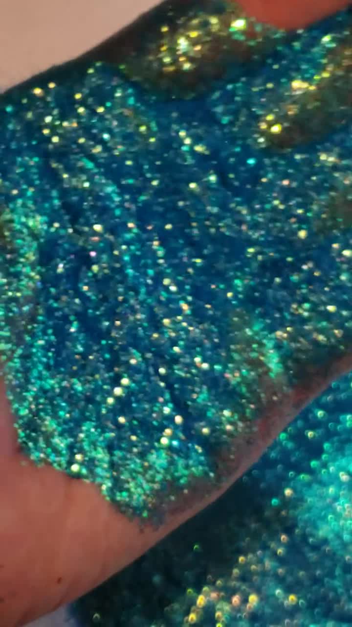 Buy Perfect Paradise Polyester Cosmetic Grade .015 Hex Poly Blue Glitter,  Tumbler Glitter, Fine Poly Glitter, Iridescent Blue Tumbler Glitter Online  in India 