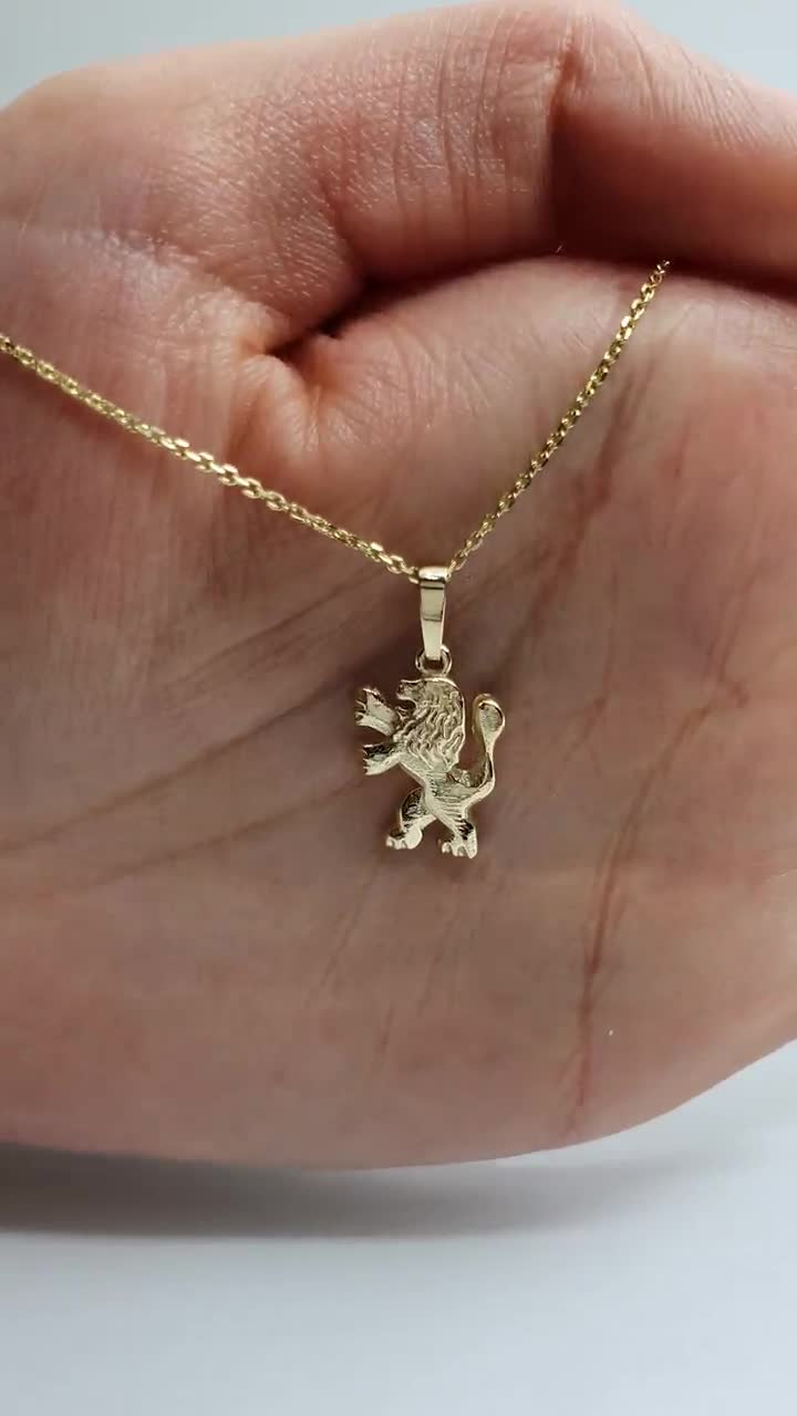 Lion of Judah Medallion Necklace | sis-rere-designs