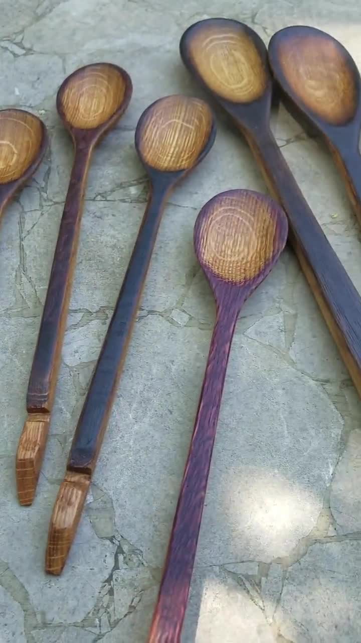 Artisan Crafted Cherry Wood Stirring Spoons by Rockledge Farm