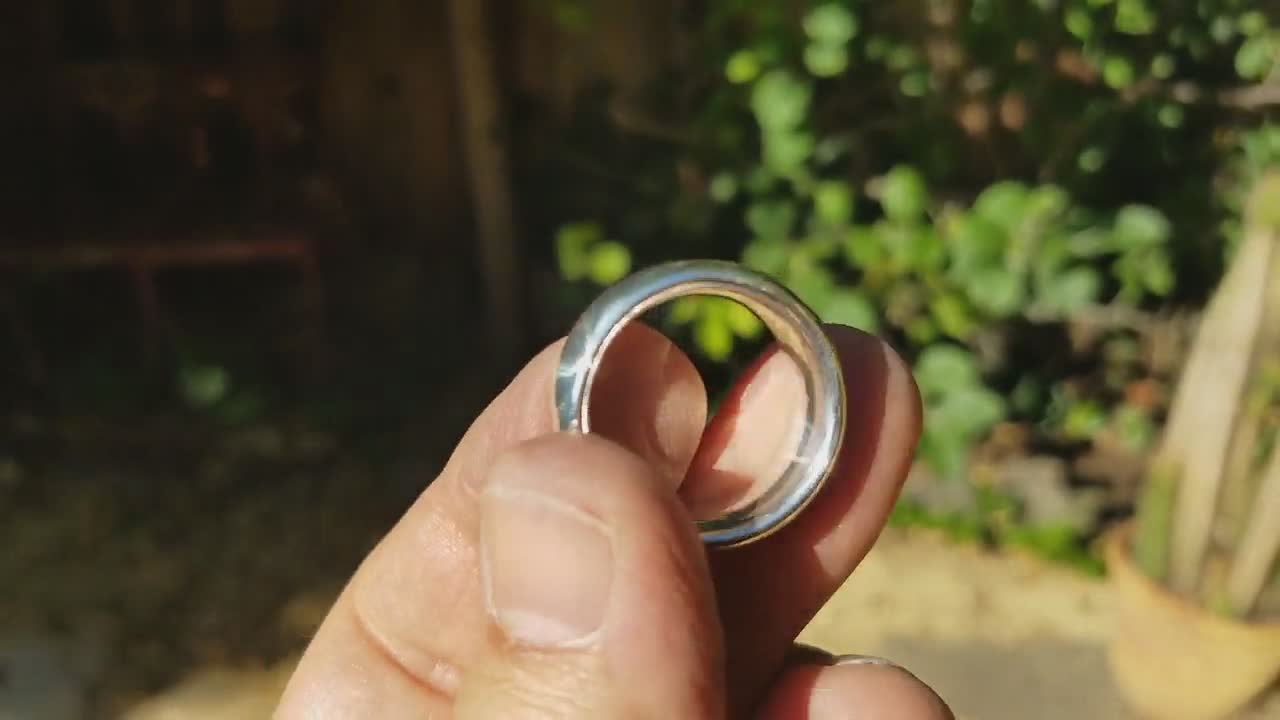 Full Moon Ring: Handcrafted Silver Ring With Unique Design