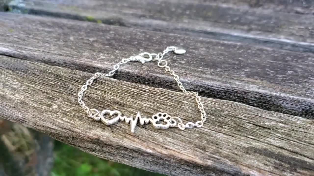 Abaodam Bracelet Tissé Réglable Pour Femmes Avec Charme Patte Bijou