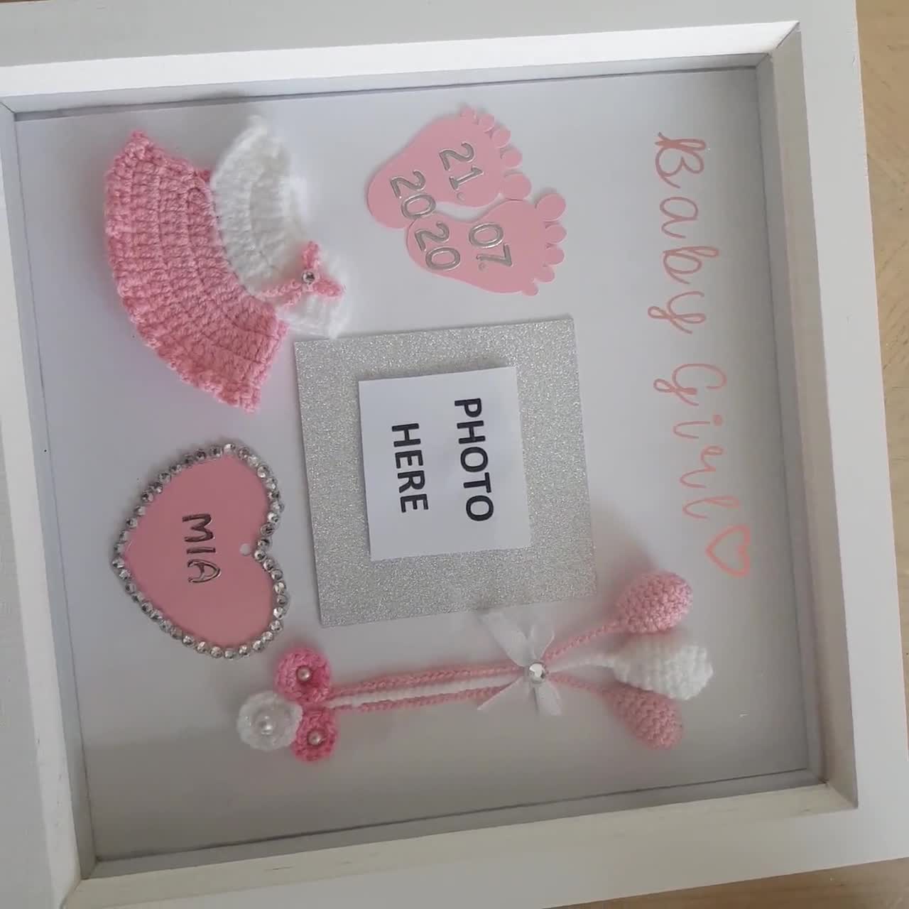 オーダー受付パネル♡Baby girl Girl Pregnancy Announcement for Social Media - Digital Letter