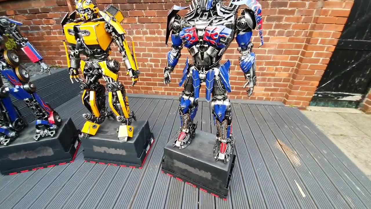 Transformers Bumblebee and Optimas Prime 120cm Sci-fi Handmade -  Israel