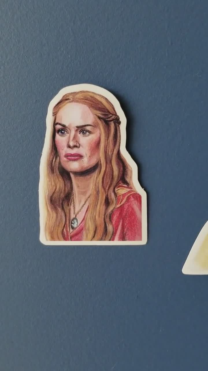 サーセイ・ラニスター ビニールステッカー：手描きのゲーム・オブ・スローンズ デカール - Etsy 日本, image size:720x1280