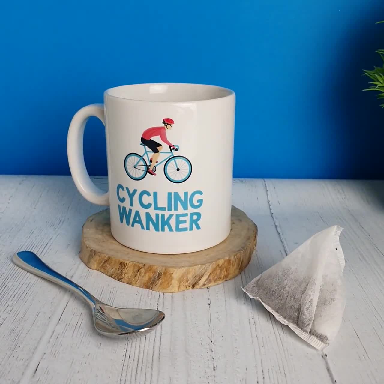 Funny Bike Gifts Mug - Bike W**ker - Rude Funny Christmas For Men Women - View #2