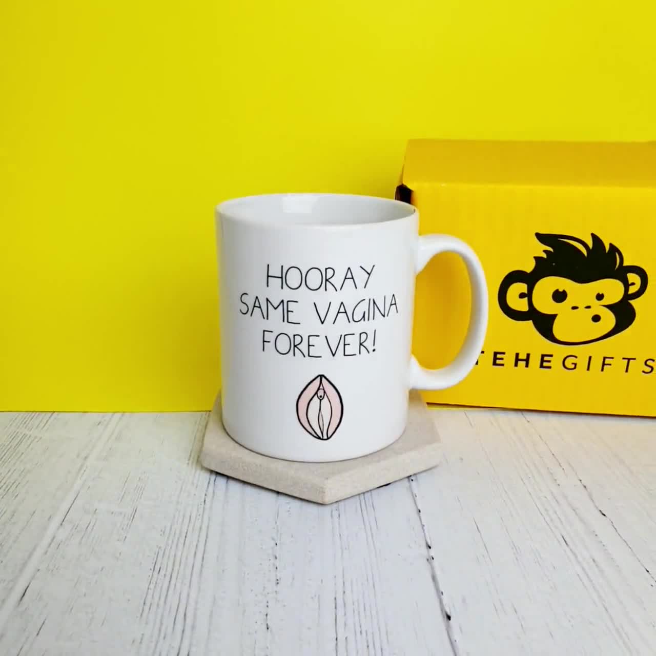 Same Vagina Forever Mug | Gift For Women | Gift For Groom | Gift For Bride  | Gay | Funny Vagina | Funny Wedding Gifts | Engagement Gift