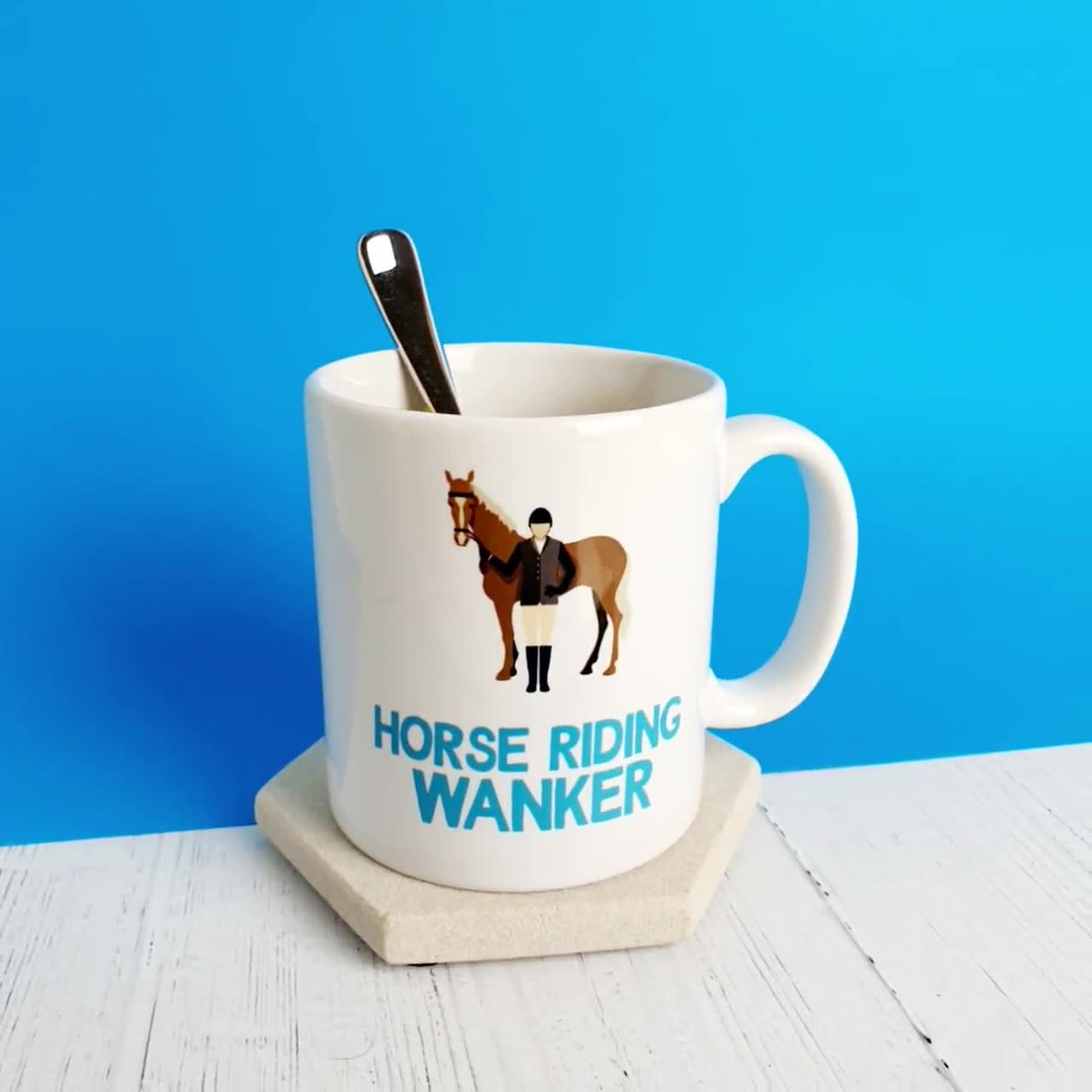 Taza Divertida Para Autocaravana 'WANKER' – Taza Ruda De Cerámica – Regalo De Cumpleaños Para Adultos Con Sentido Del Humor