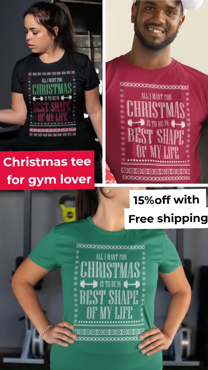 クリスマスに望むことは人生最高の体型になることだけ シャツ メリー