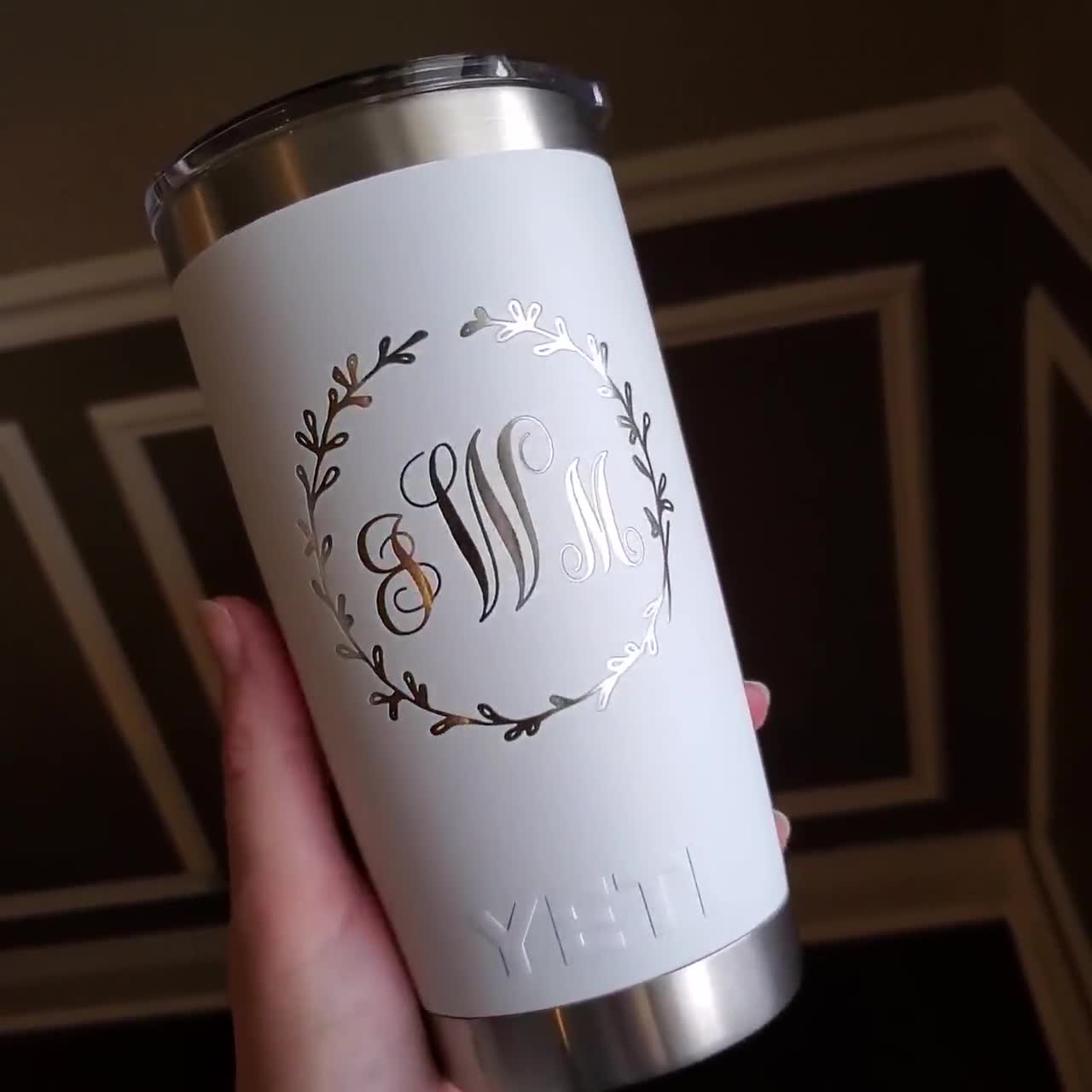 Yeti 30oz original personalizado con nombre en vinil