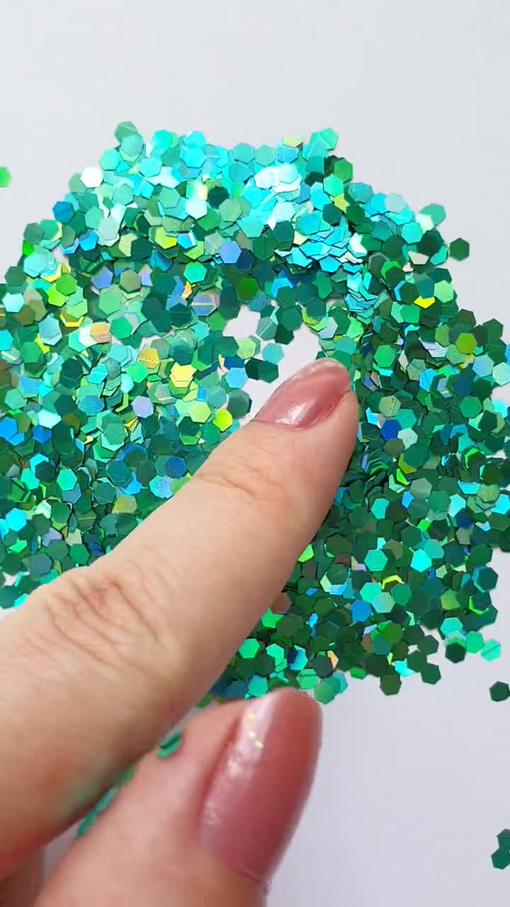 20g Iridescent Glitter Set, Glitter for Resin, Love Sequins, Jewelry Decor,  Chunky Glitter, Flakes Powder, White Glitter, Craft Handmade 