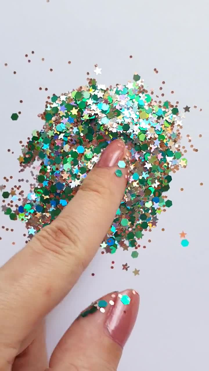 Christmas Mix Chunky Glitter for Resin Epoxy Crafts 