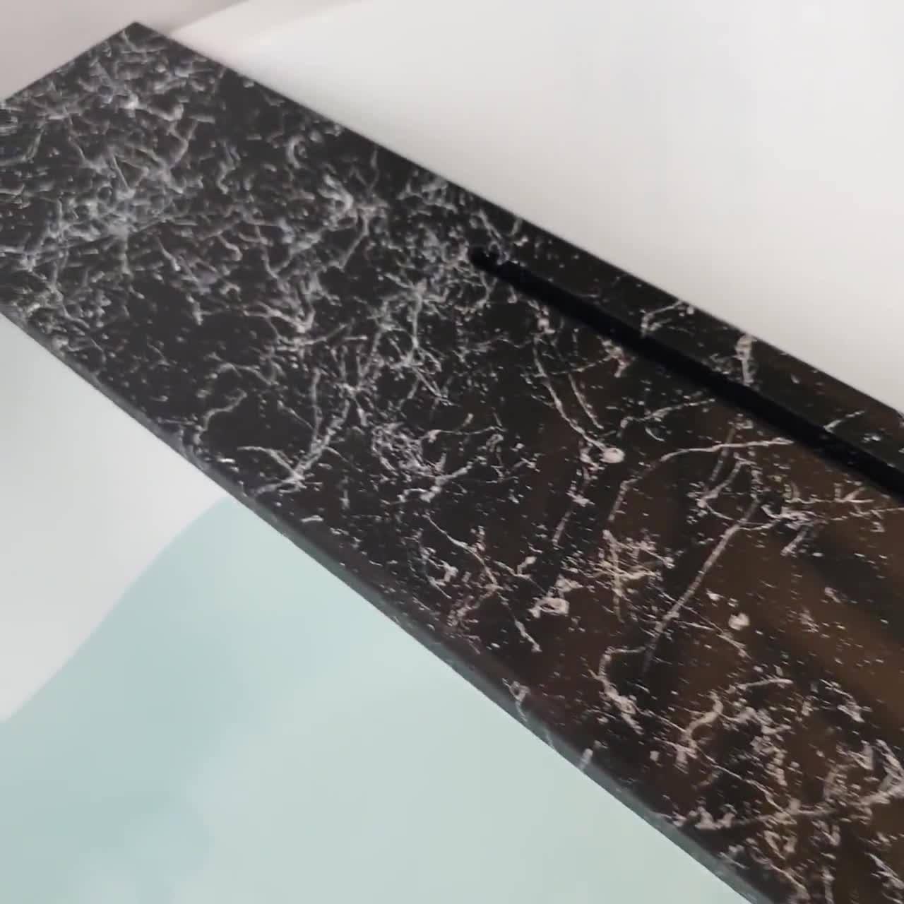 Nexus Black Marble Bath Caddy + Reviews