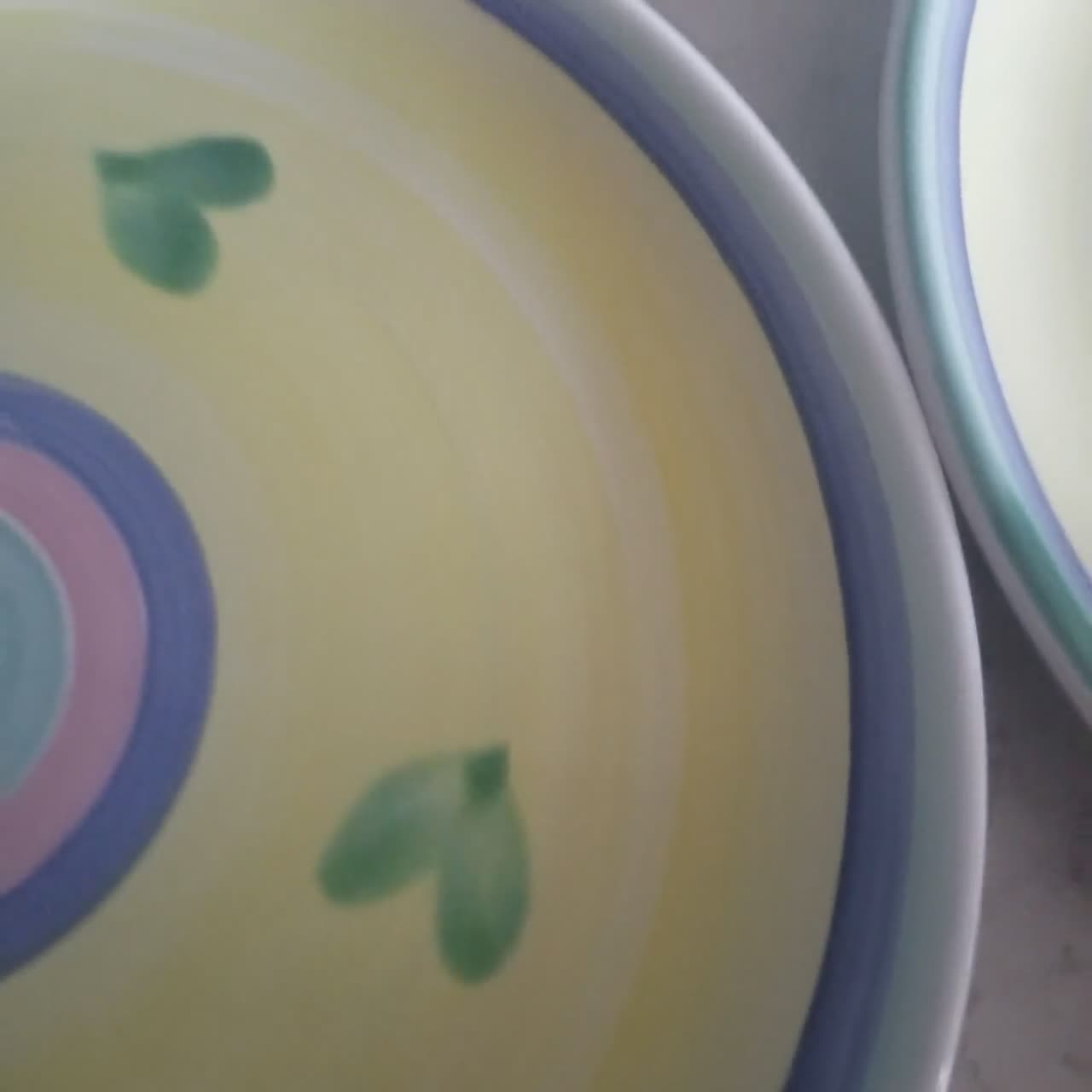 Vintage Caleca Carousel Salad Plate: Hand-painted Italian Pottery