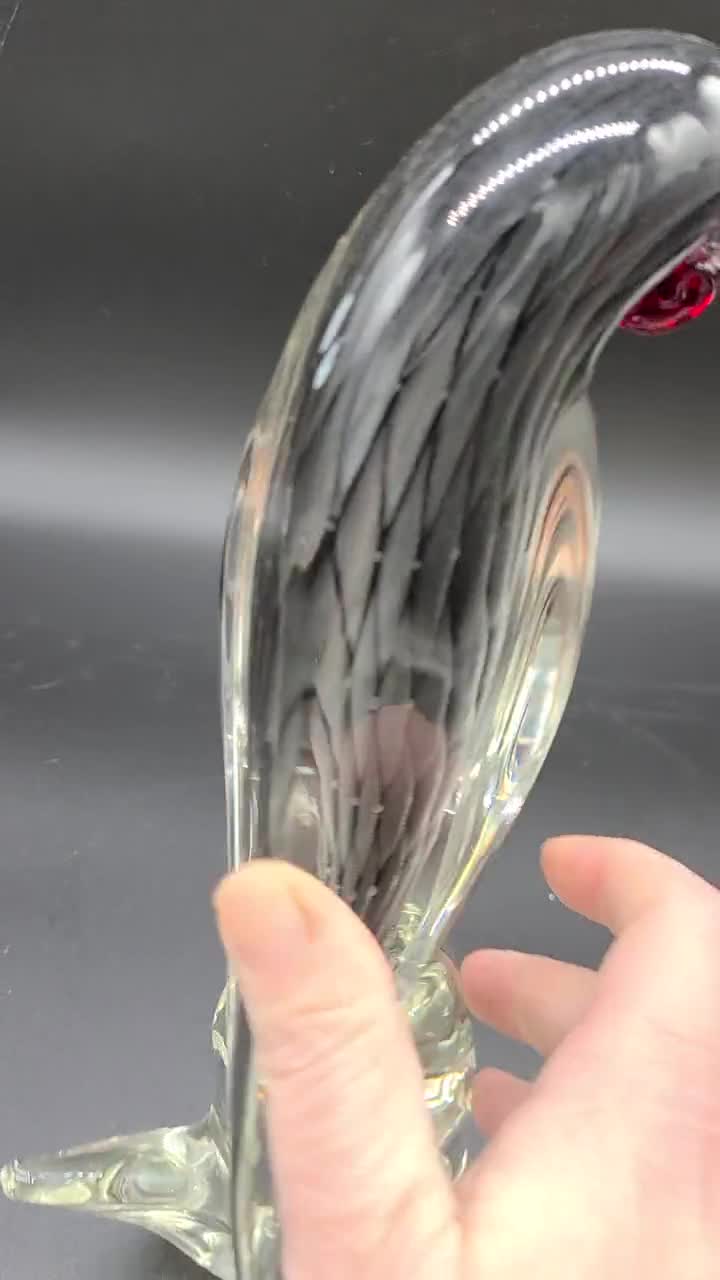 ガラスの置物　オウム　鳥 Amazon.co.jp: ガラスの置物 オウム 鸚鵡 鳥 アンティーク