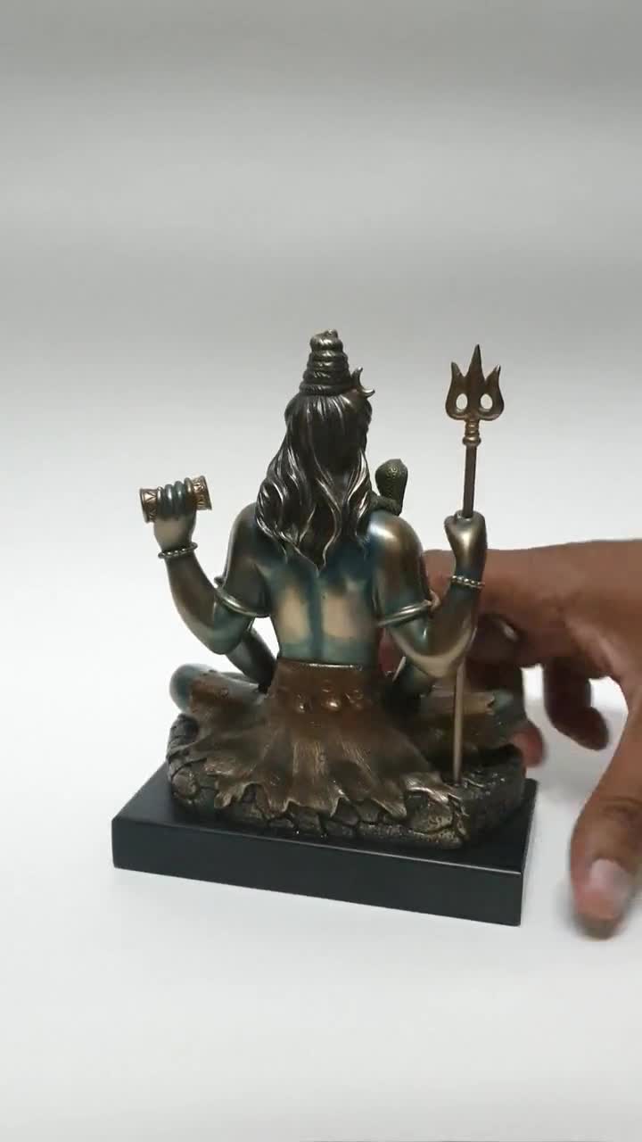 Shiva Statue, 6.5 Inch ,bonded Bronze Meditating Lord Shiva Idol