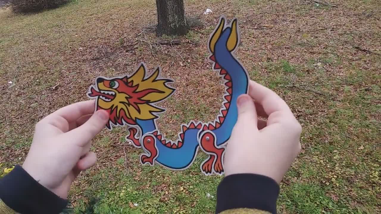 chinese dragon tail template