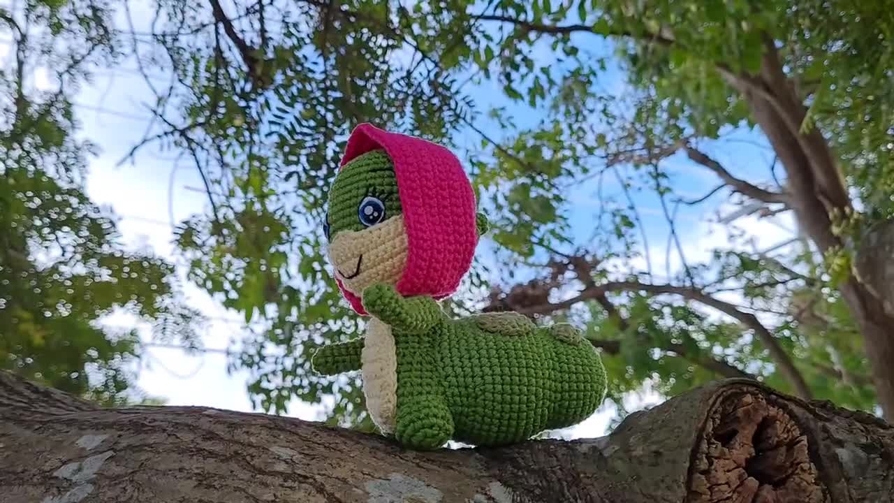 SPANISH PDF pattern Katy the Caterpillar, amigurumi caterpillar 15 cm