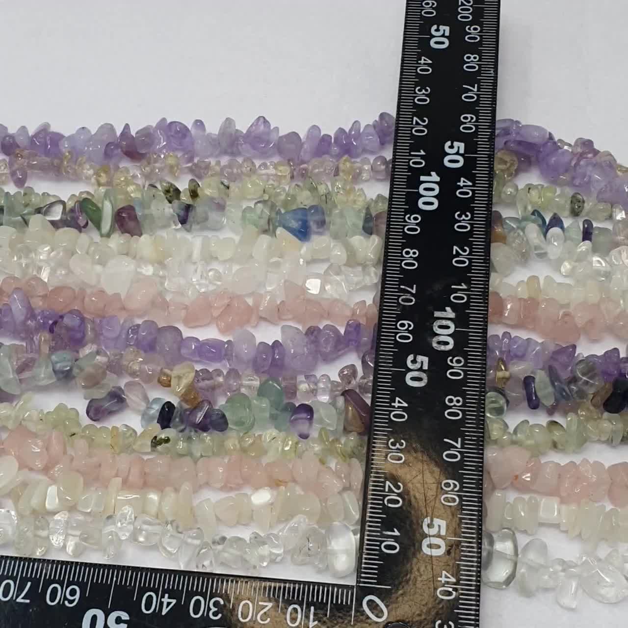 Luxury DIY Chakra Gemstone Chip Beads Bracelet Making Kit 