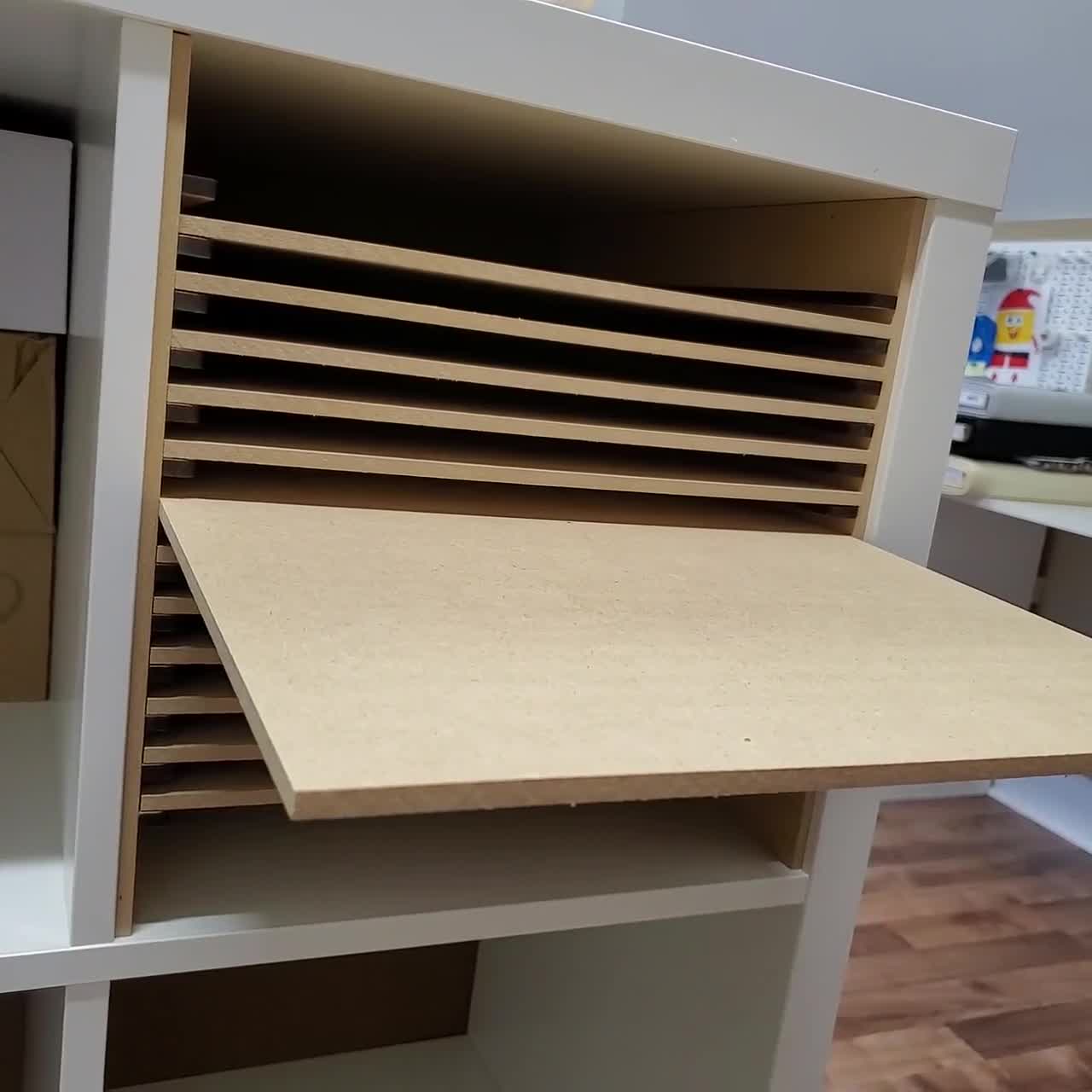 Adjustable Shelf Organizer Cube Insert for Cube Storage Shelves – The  Steady Hand