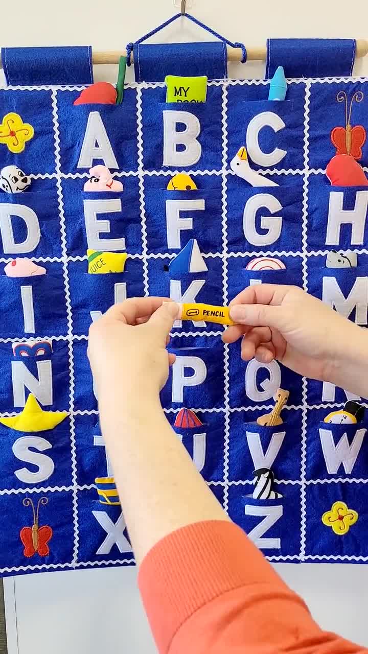 Interactive Letter Recognition Alphabet Learning Pocket Chart ...