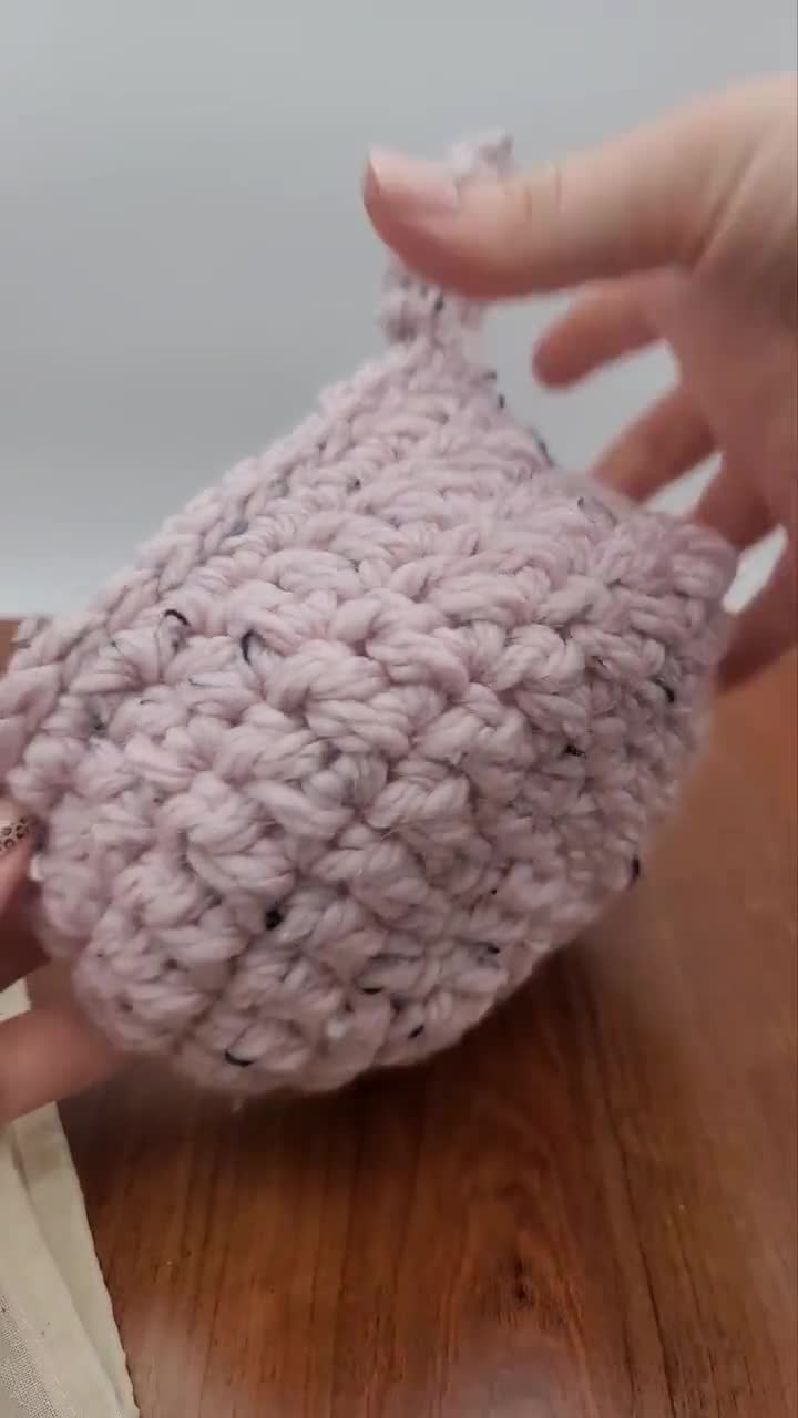 Hanging Planter, Hanging Crochet Basket, Hanging Basket Storage, Hanging Pouch, Hanging Bag for Wall or Door, Bedroom, Ready to Ship video poster