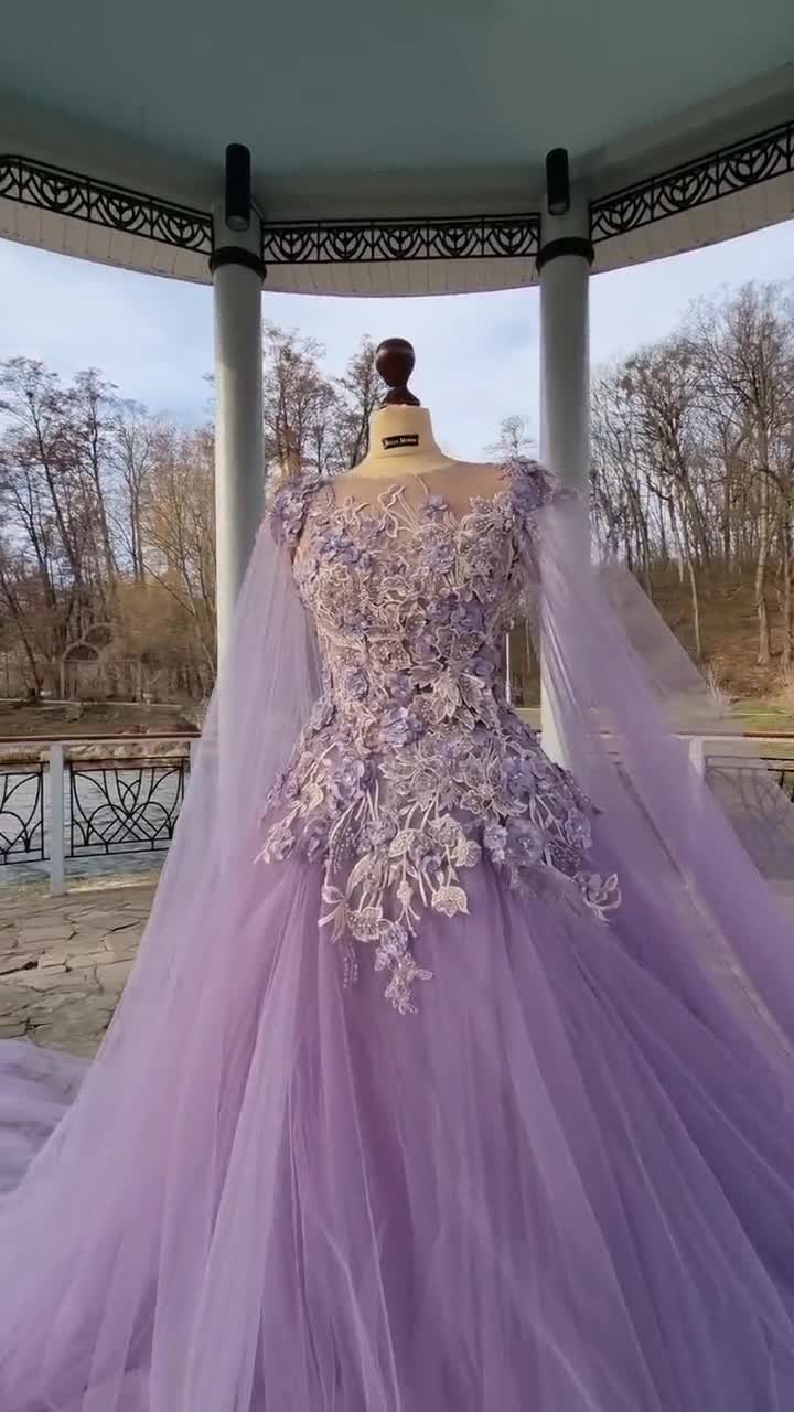 Iris Lace Dress / Dreamy Lilac – Plantdays