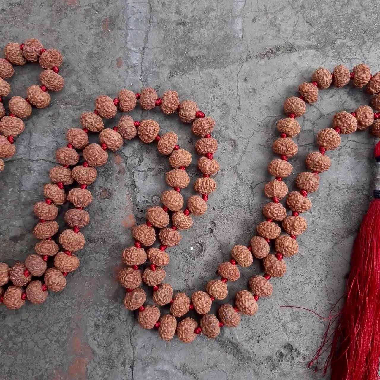 Red Agate Necklace for Protection, Red Agate Mala, 108 Mala Beads