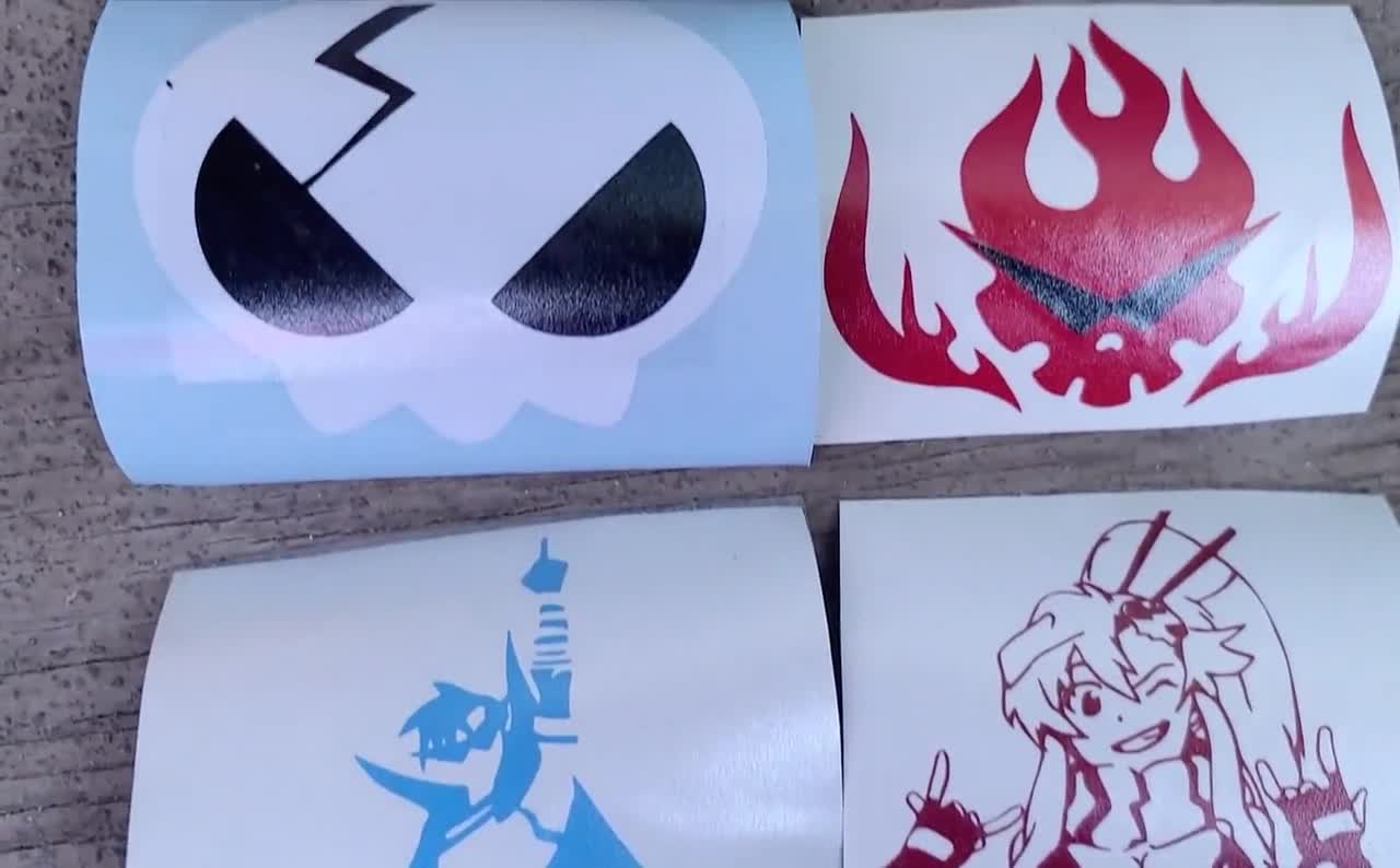 Tengen Toppa Gurren Lagann Logo Japanese Vinyl Decal