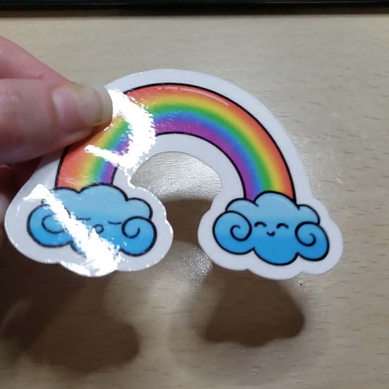 Boho Stickers, Boho Rainbow