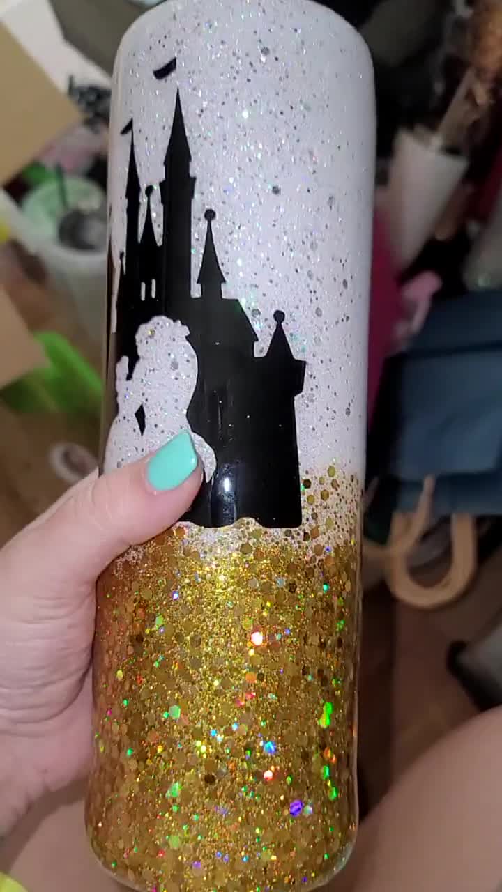 Beauty and the Beast Inspired Glitter Tumbler · Root Of All