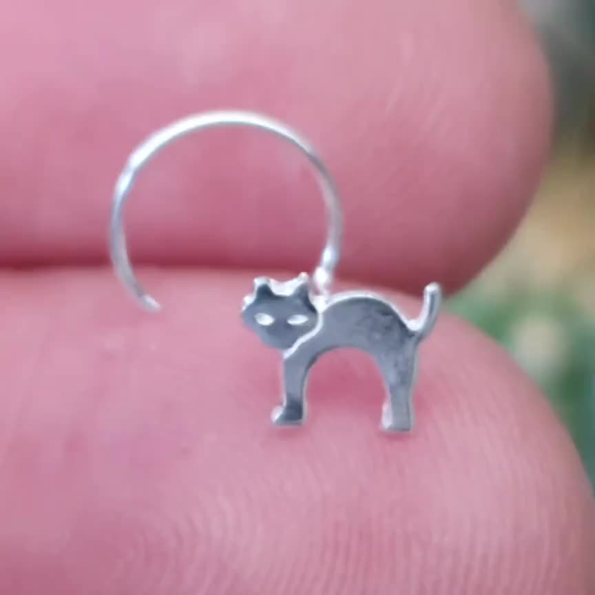 Orecchini A Forma Di Animale In Argento 925 – Design Mucca Delle Highlands Per Donne E Ragazze, Gioielli Carini E Ipoallergenici - 5