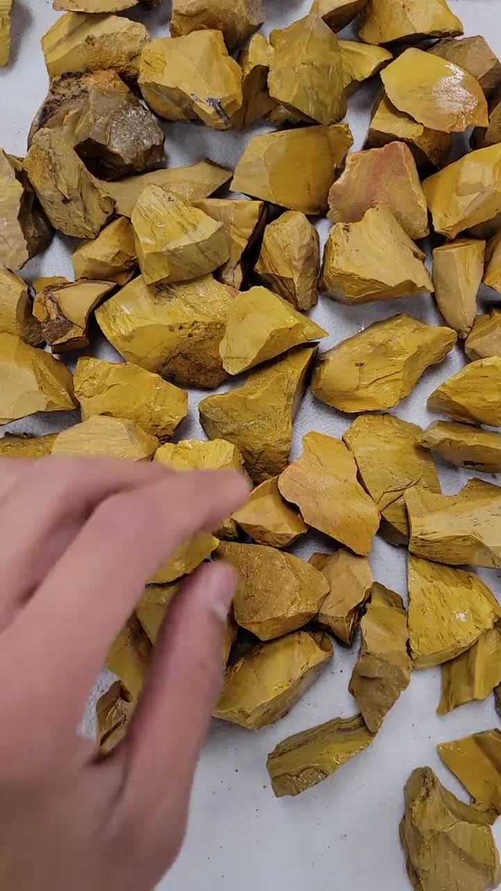 画材 Yellow jasper genuine 画材 Yellow jasper genuine Yellow