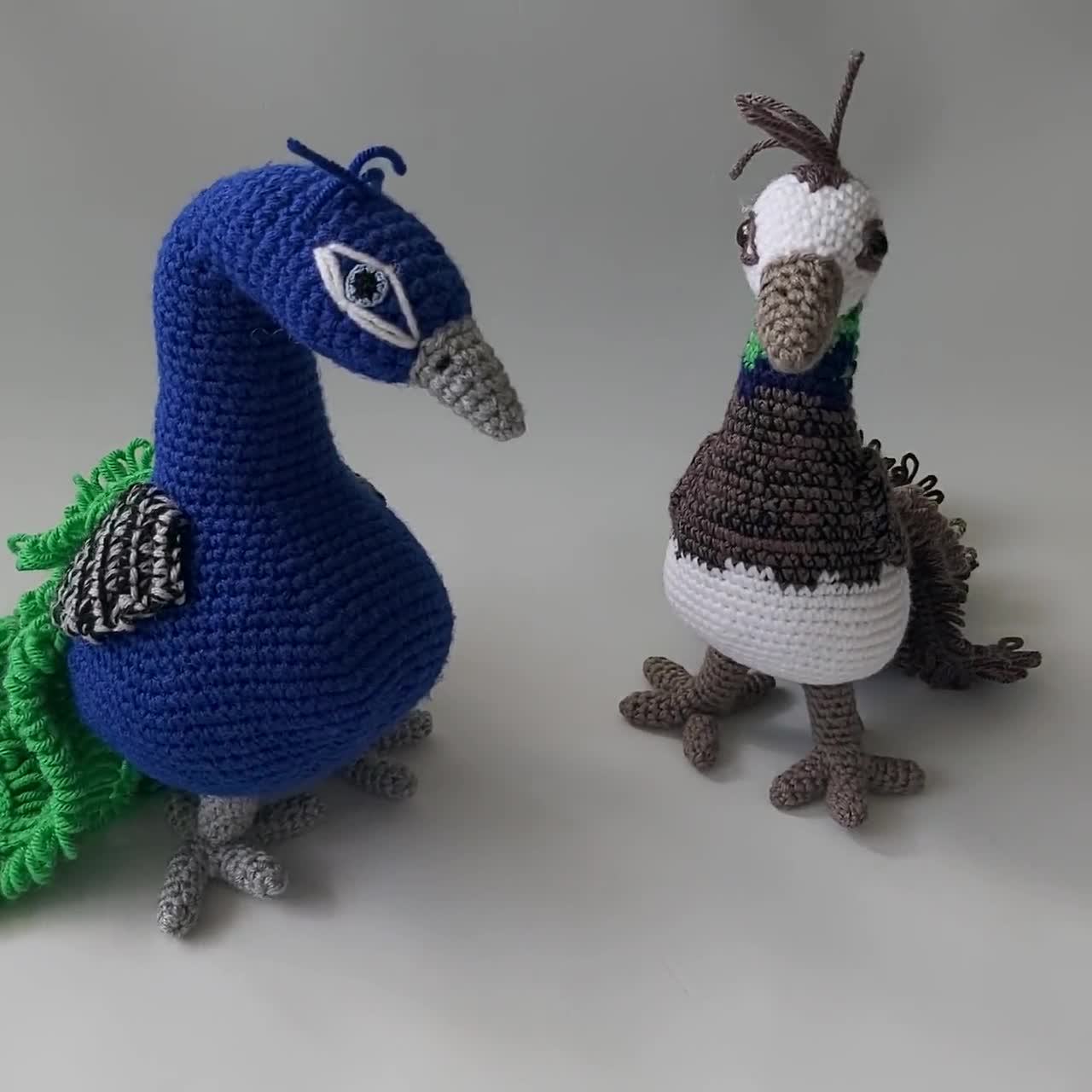 Paisley the Peacock Amigurumi Knit & Crochet Kit