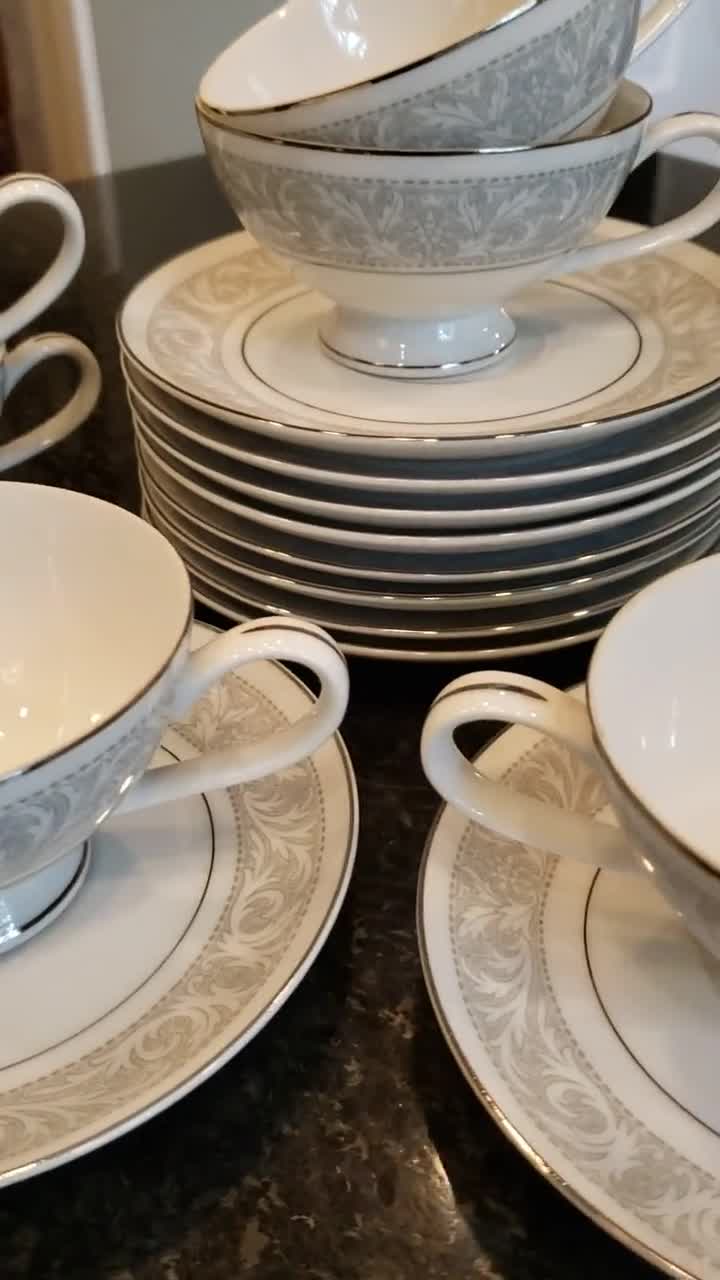 Vintage Imperial China Whitney Cups and Saucers - set of 10 cups and  saucers - designed by W. Dalton - made in Japan