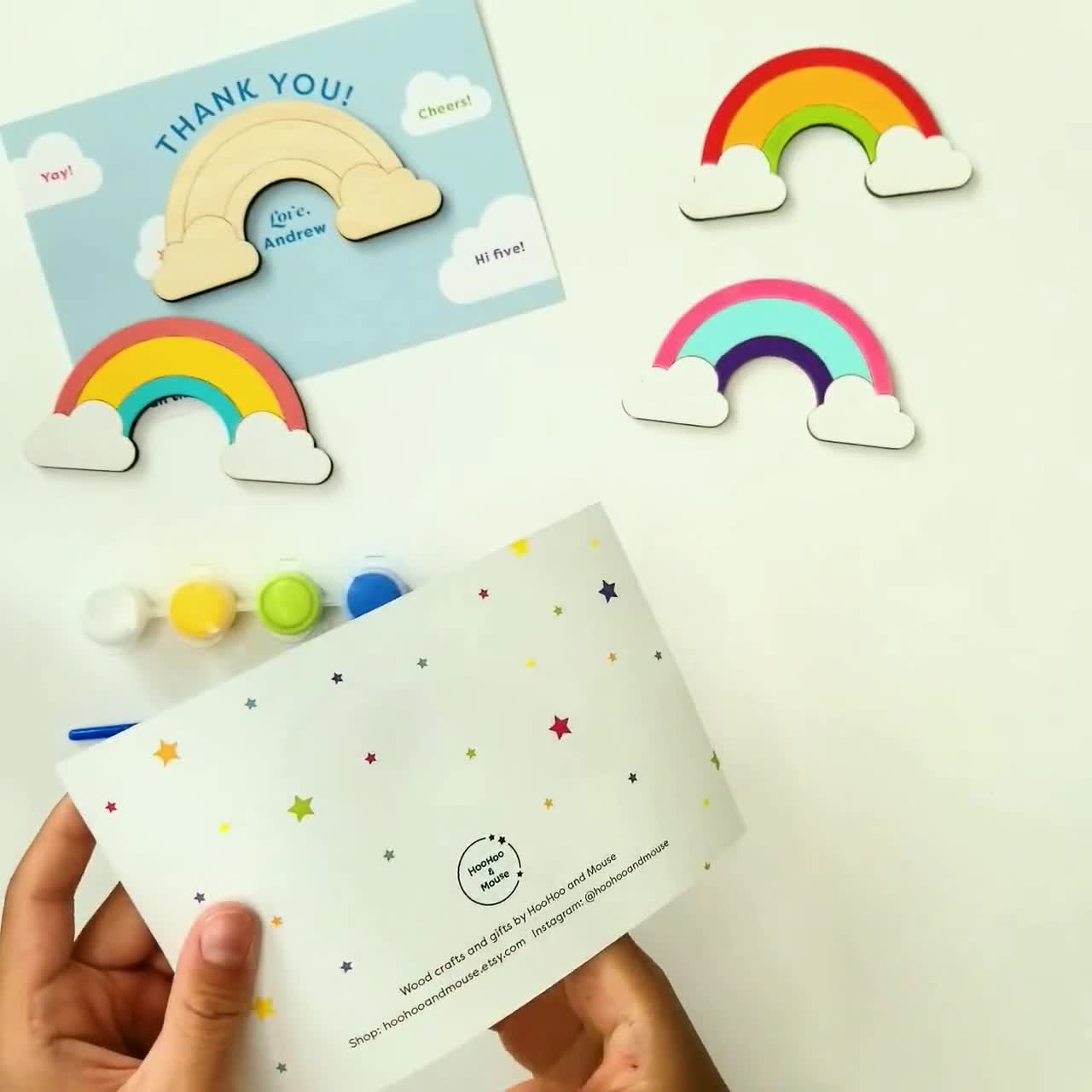 Rainbow Party Favors Rainbow Paint Kit Paint Kit Party Favor