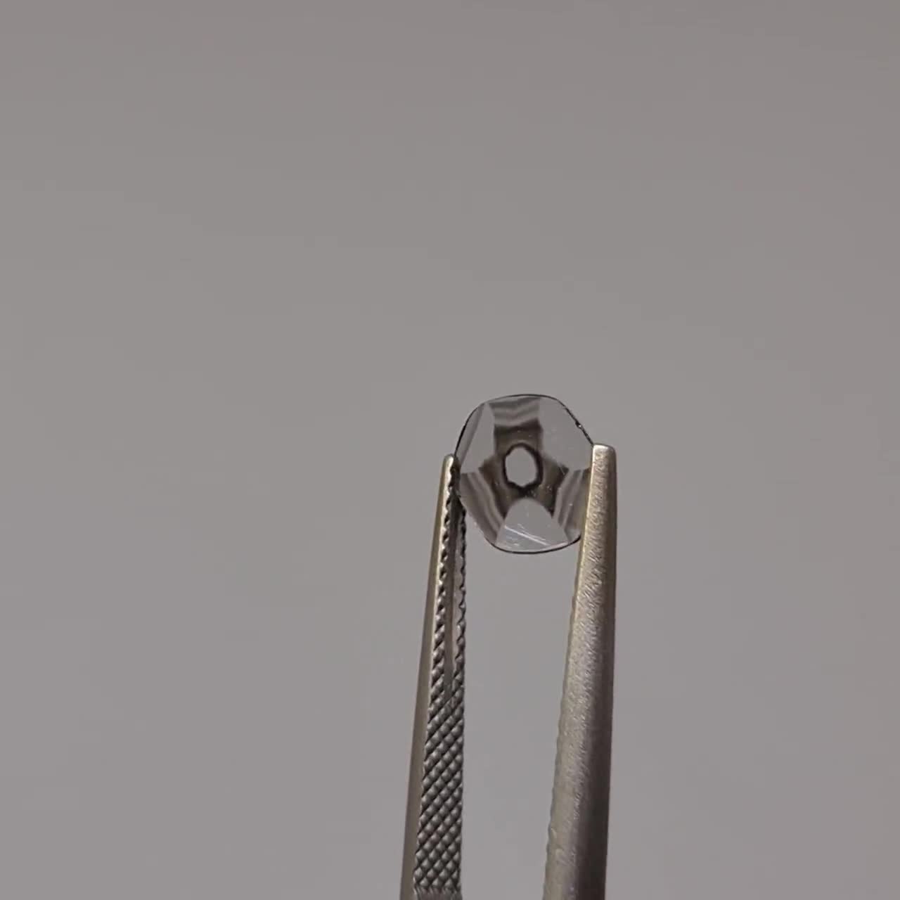 Rare Trapiche Diamond Slice: 0.36ct Oval Gemstone video poster