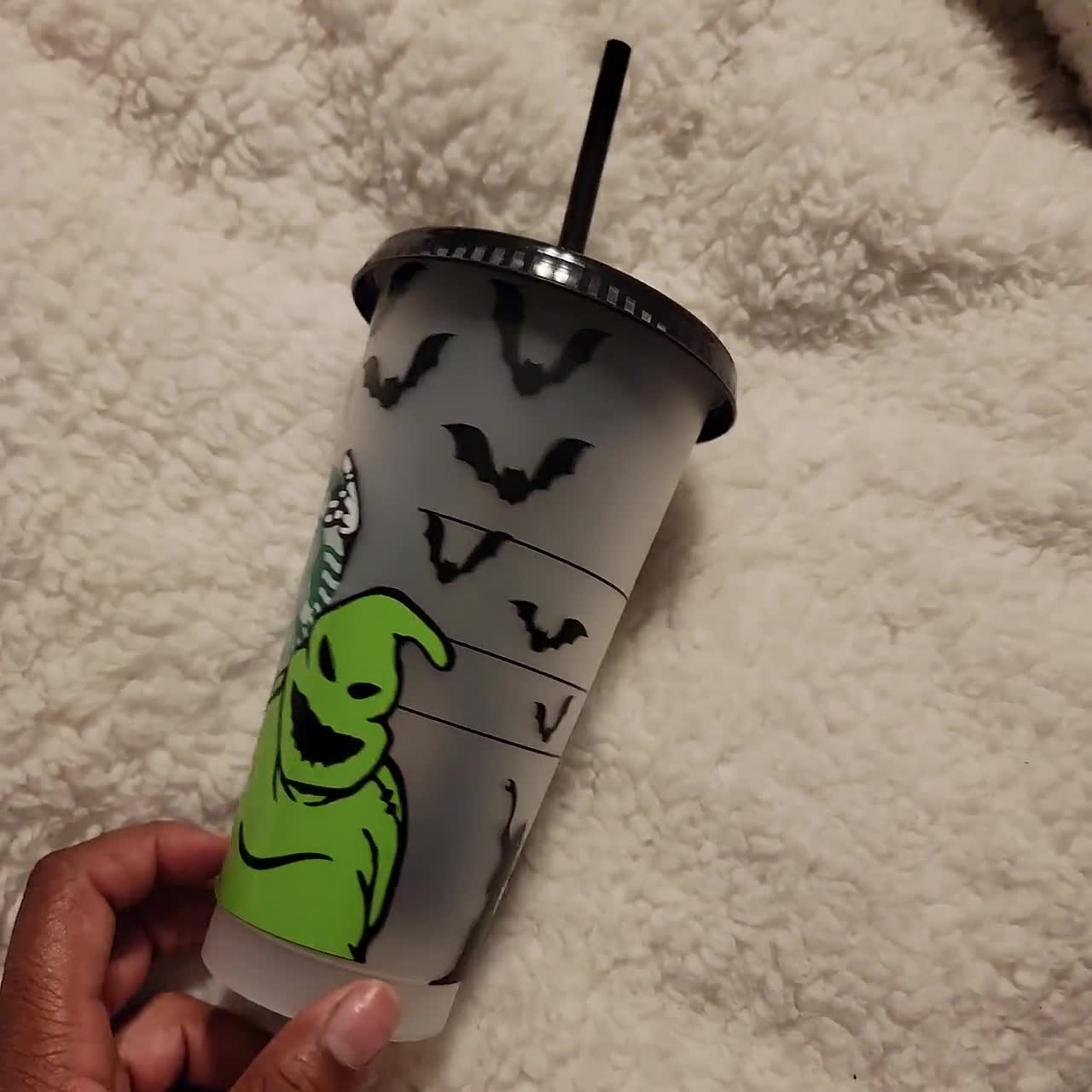 Oogie Boogie Inspired Starbucks Cup Nightmare Before 