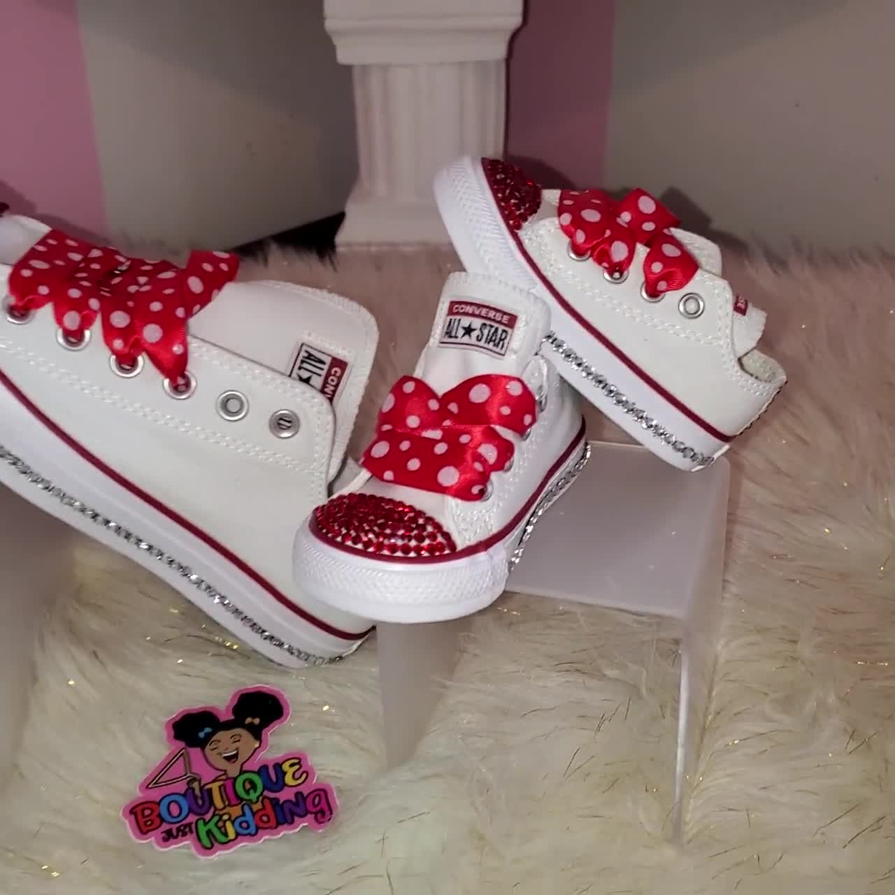 Christmas Custom Converse, Bling Sneakers, Birthday Sneakers, Delta Themed  Converse, Young Dolph Style Converse 