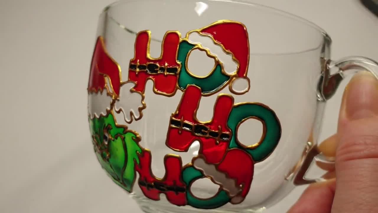 Tazza in vetro The Grinch, tazza regalo di Natale, tazza da tè, tazza di  Natale, regalo per papà per i suoi regali, tazza Grinch, regali  personalizzati di Natale, tazza di Natale 