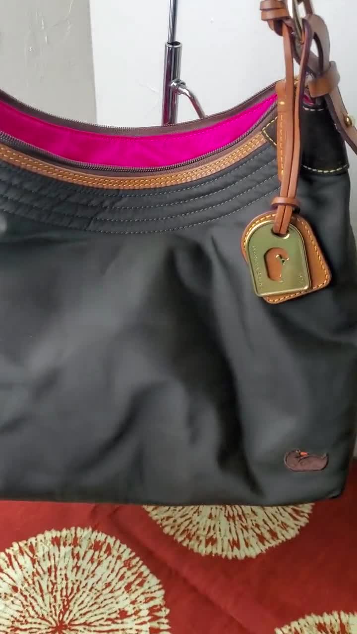 Dooney & Bourke Handbag, Nylon Large Erica Shoulder Bag - Black