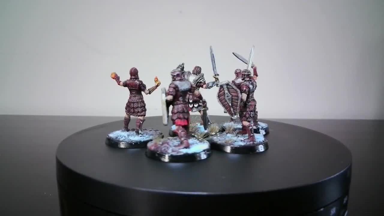 Adventurer Allies Skyrim the Elder Scrolls Call to Arms Miniatures Gaming  Table Top RPG Painting Commission Decor 