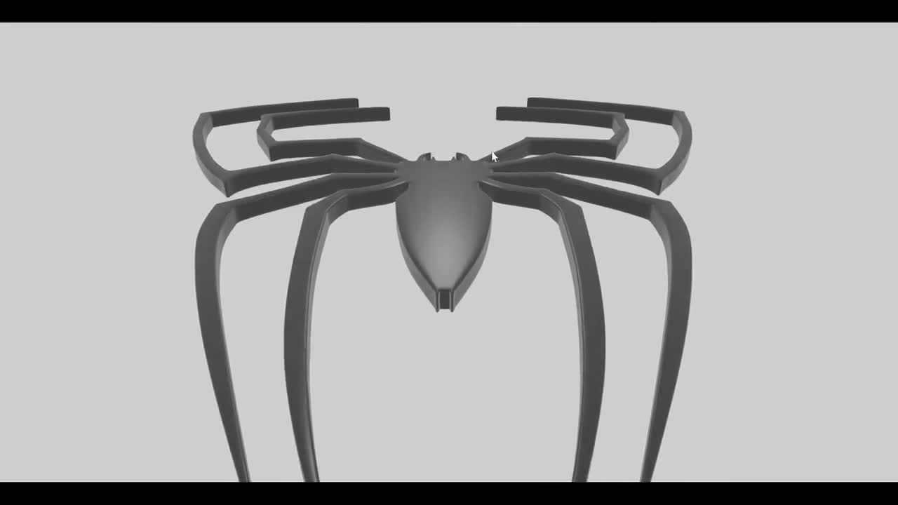 STL file logo, spider man 🕷️・3D printing template to download