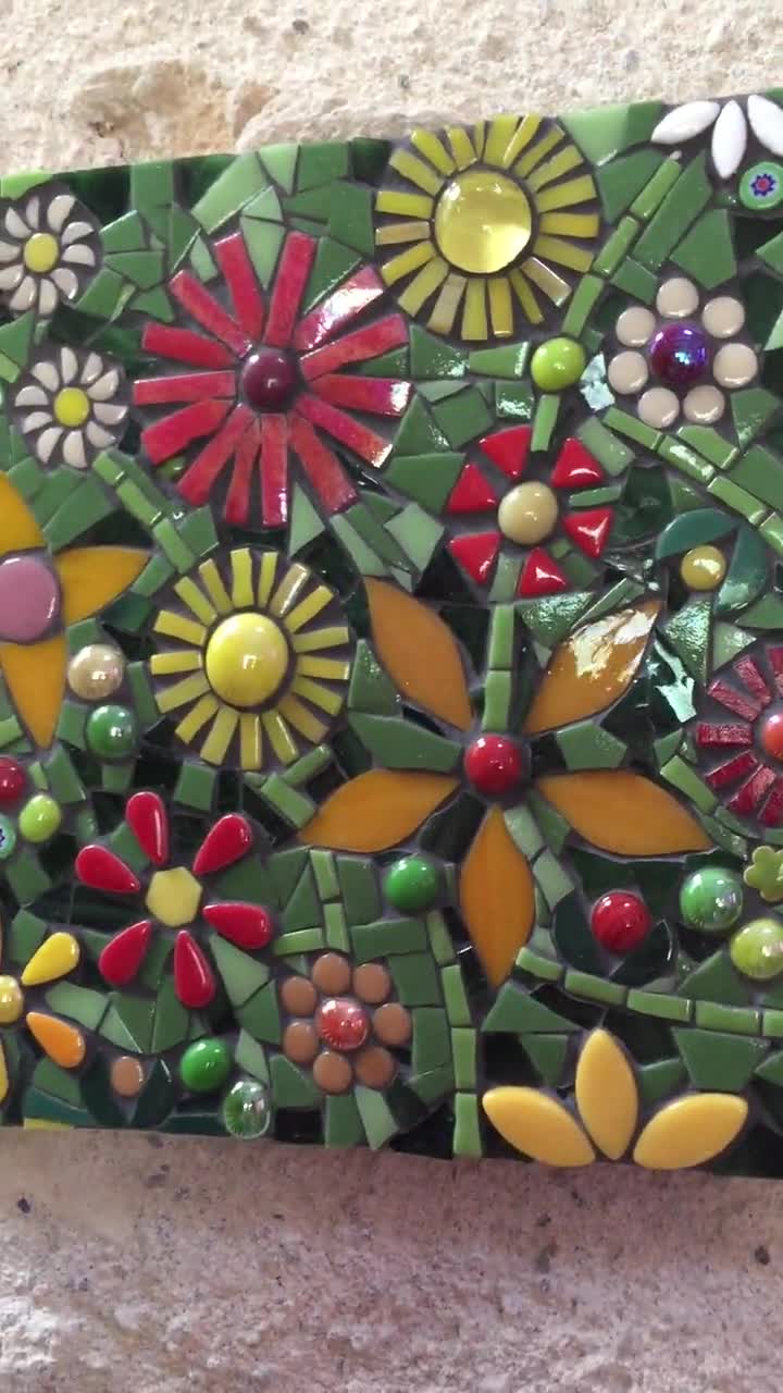 Mosaic Kit  Bright Floral - Berry Créatif Mosaics