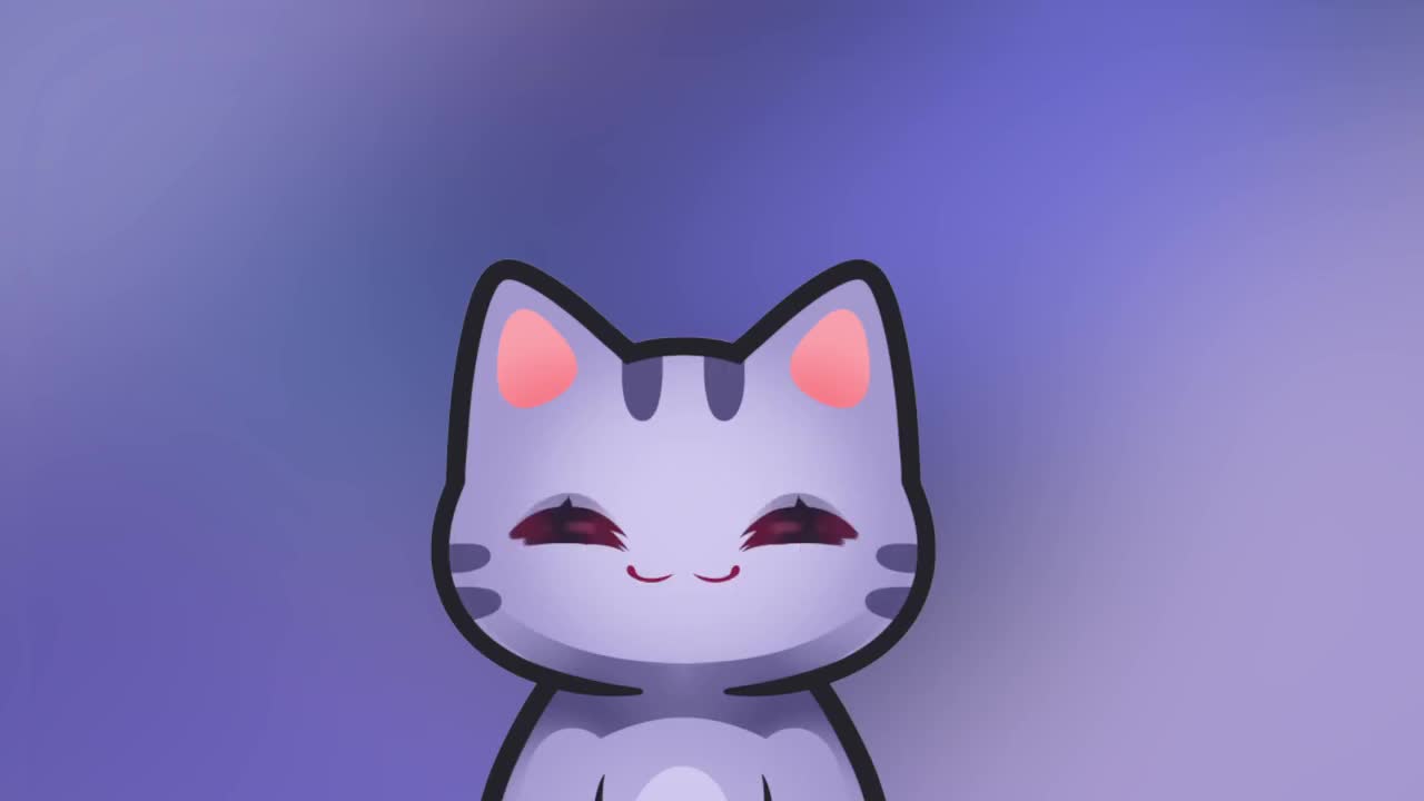 Pngtuber Model CAT'O'LANTERN Reactive Image (Instant Download) 