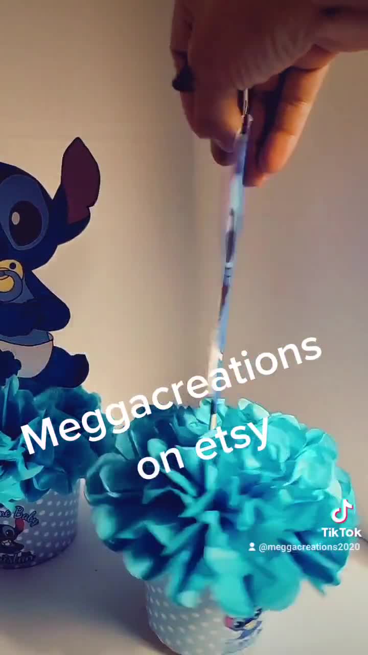 Baby Stitch Baby Shower 1st Birthday Centerpiece 