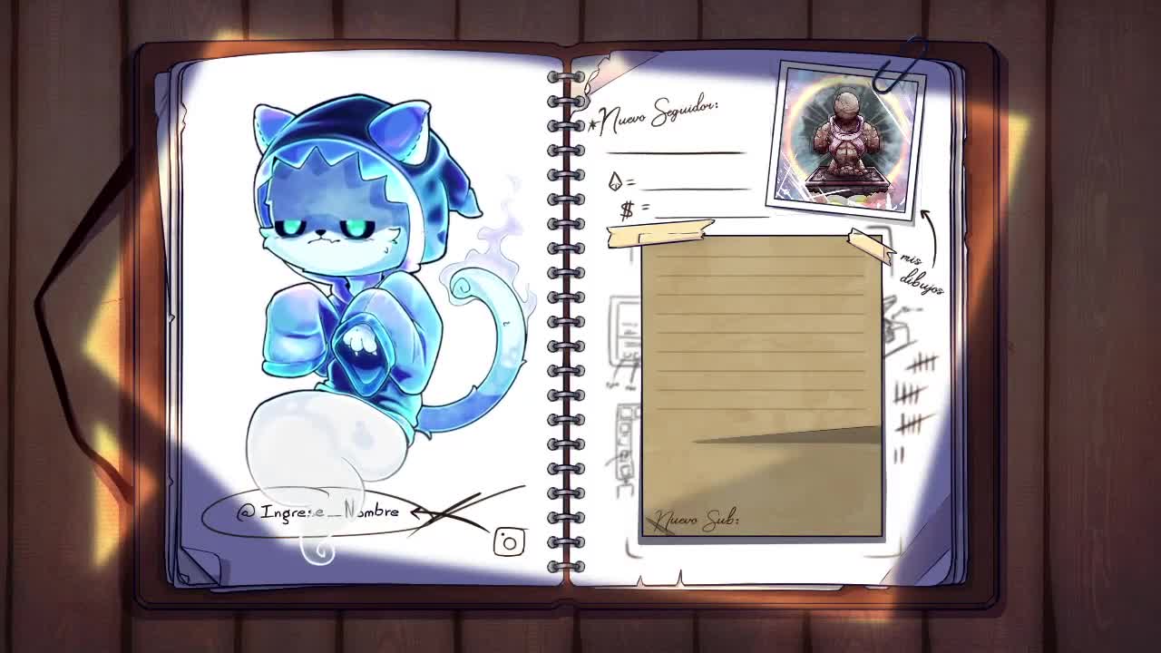 Cute Ghost Cat PNGtuber | Premade Pngtuber Twitch | Viewadotube | Voice Reactive | Halloween video poster