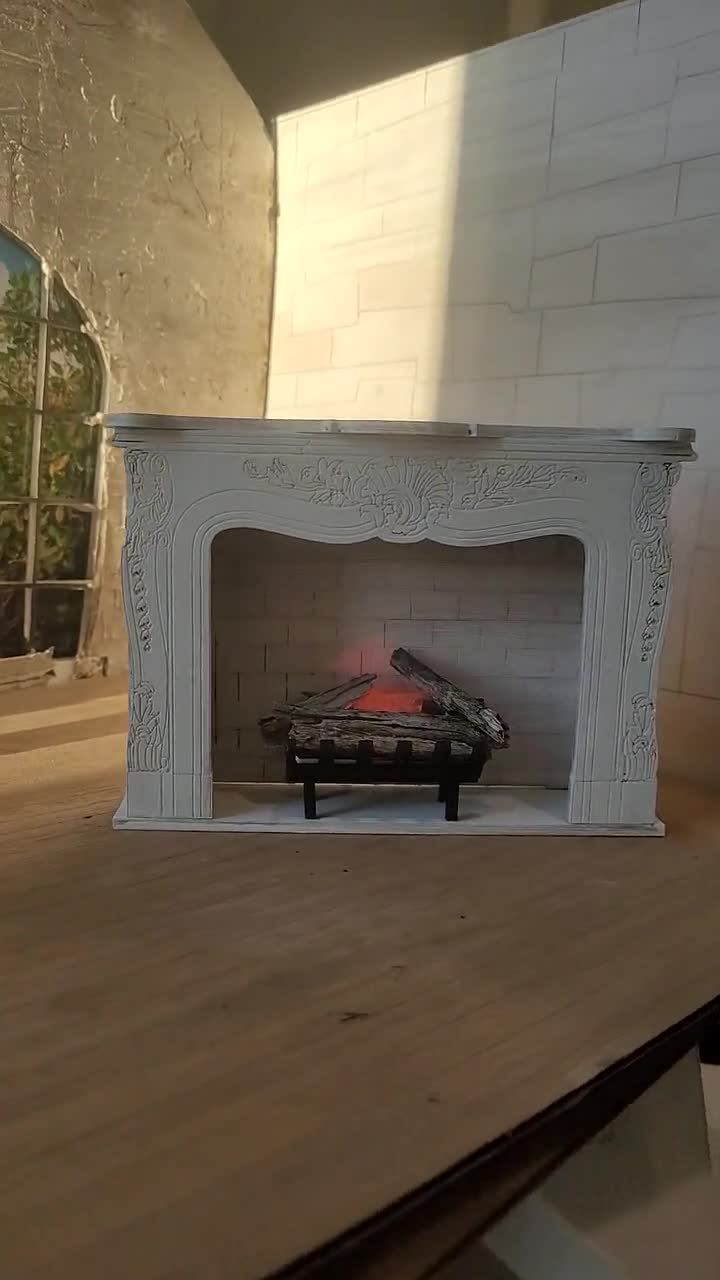 Miniature pour maison de poupée, ensemble de bougeoirs en laiton 1:48 tout neuf ! ~ non peint - France