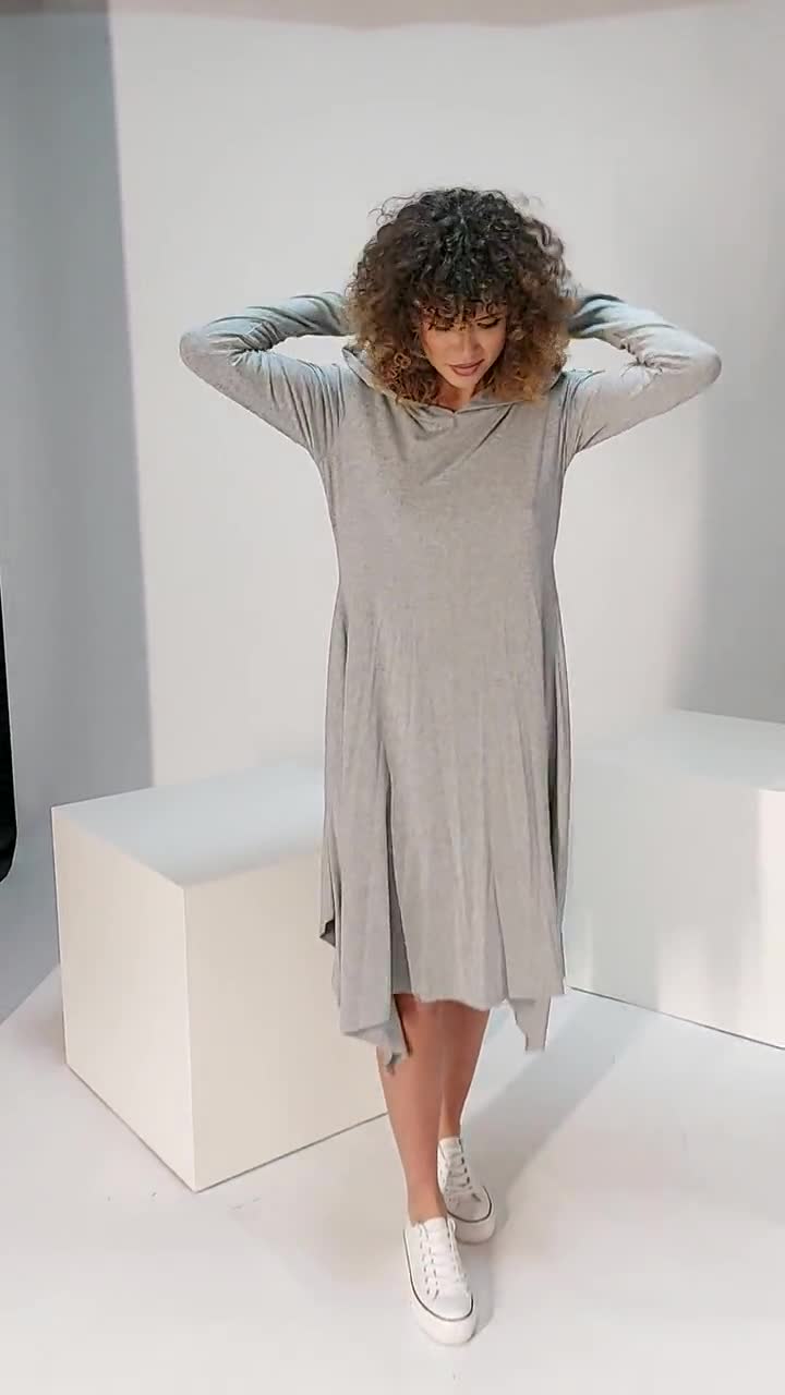 Cyberpunk Hoodie Dress, Hooded Maxi Dress, Fairy Witch Dress Cyberpunk Hoodie Dress, Hooded Maxi Dress, Fairy Witch Dress